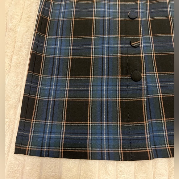 Anthropologie Maeve Bernadette
Button-Front Midi Skirt Tartan Plaid - Picture 9 of 10